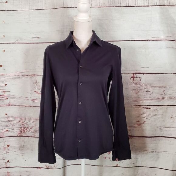 COS Longsleeve Button Front Cotton Shirt - Picture 1 of 6
